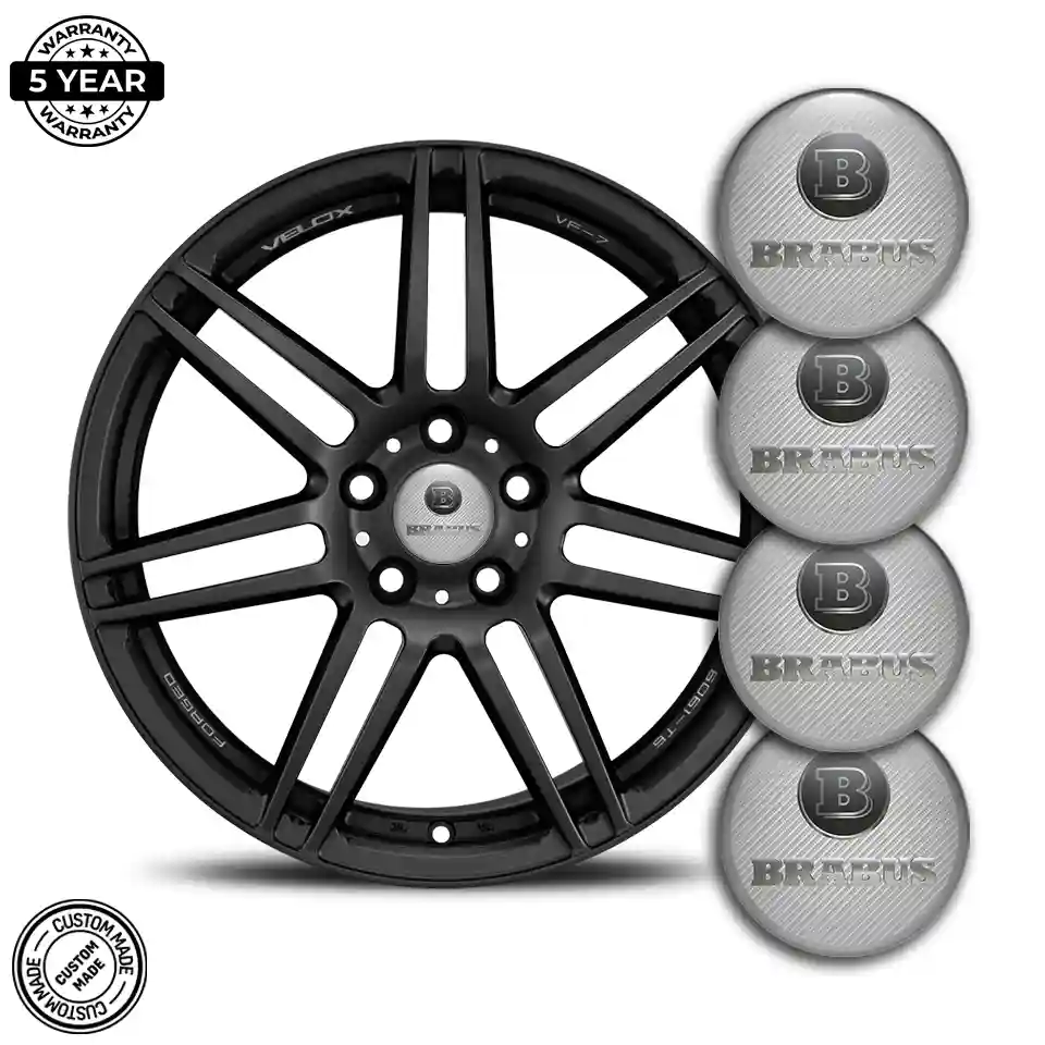 Mercedes BRABUS Emblem Badge Self-Adhesive Stylish Design