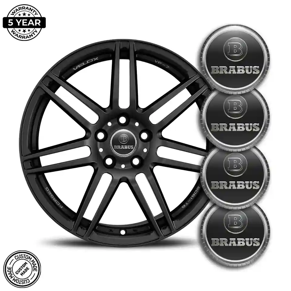 Mercedes BRABUS Emblem Center Hup Cap High Quality