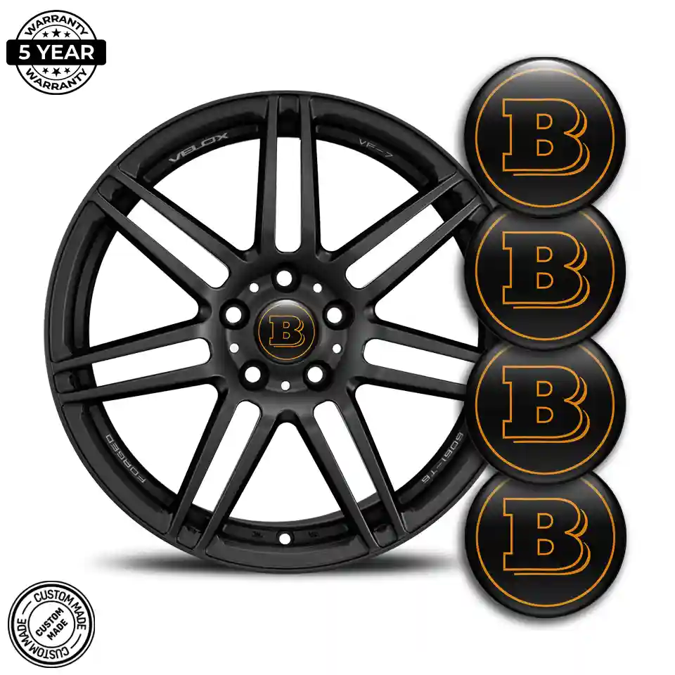 Mercedes BRABUS Emblem Center Hup Cap Stylish Design
