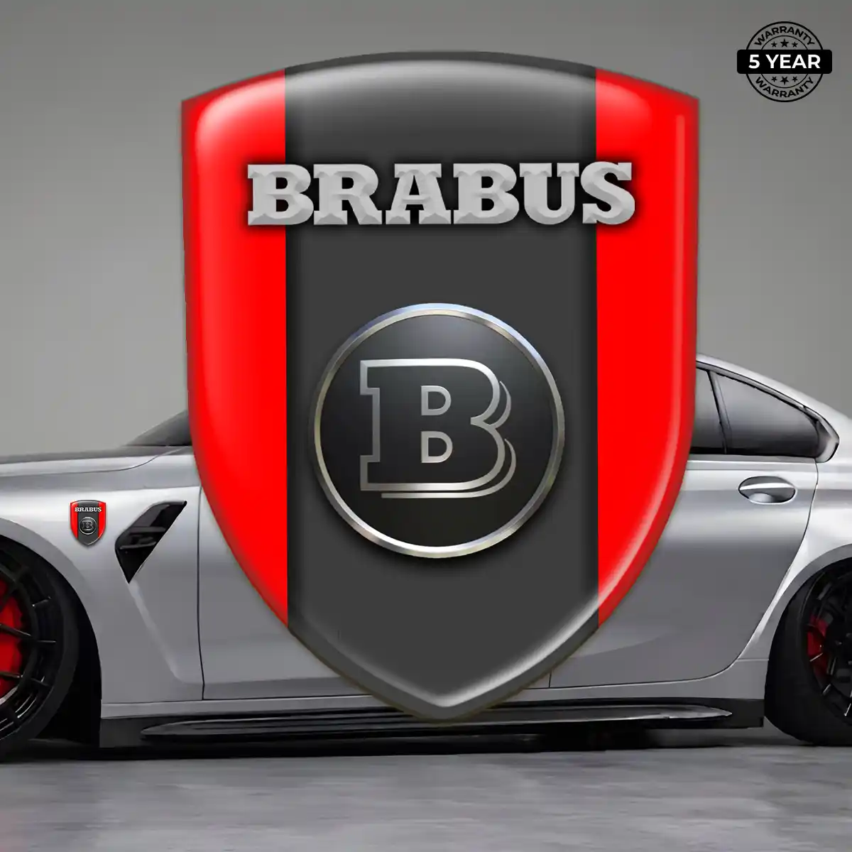 Mercedes Brabus Emblem Logo Refined Design