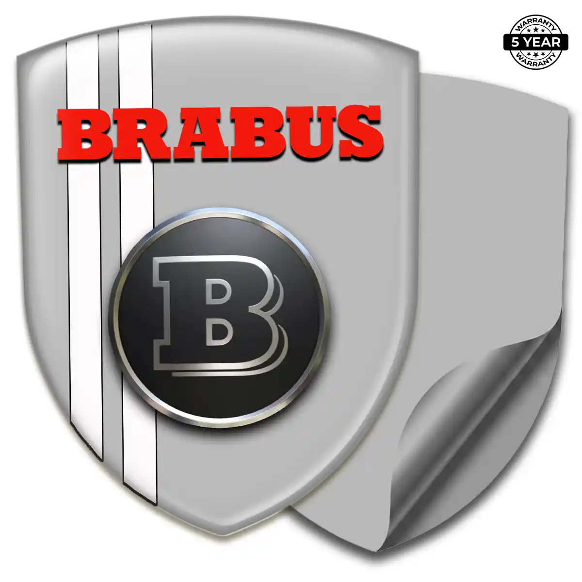 Mercedes Brabus Emblem Logo Sleek Style