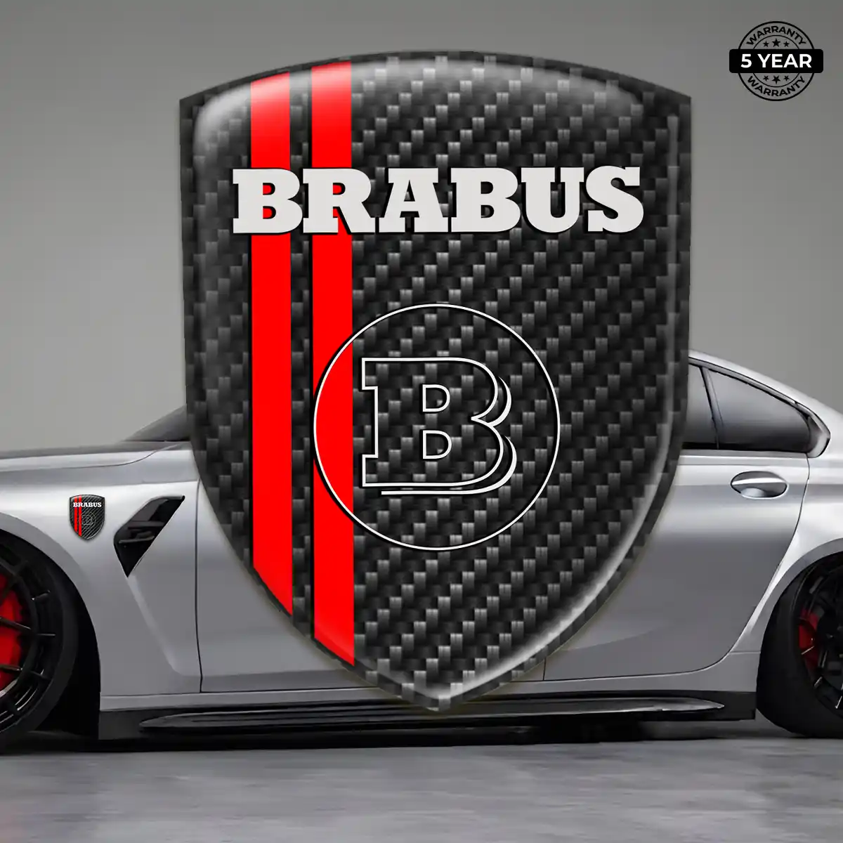 Mercedes Brabus Emblem Refined Design
