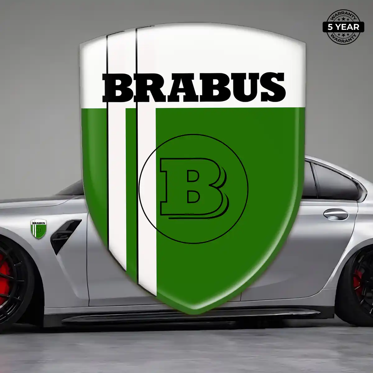 Mercedes Brabus Emblem Silicone Refined Design
