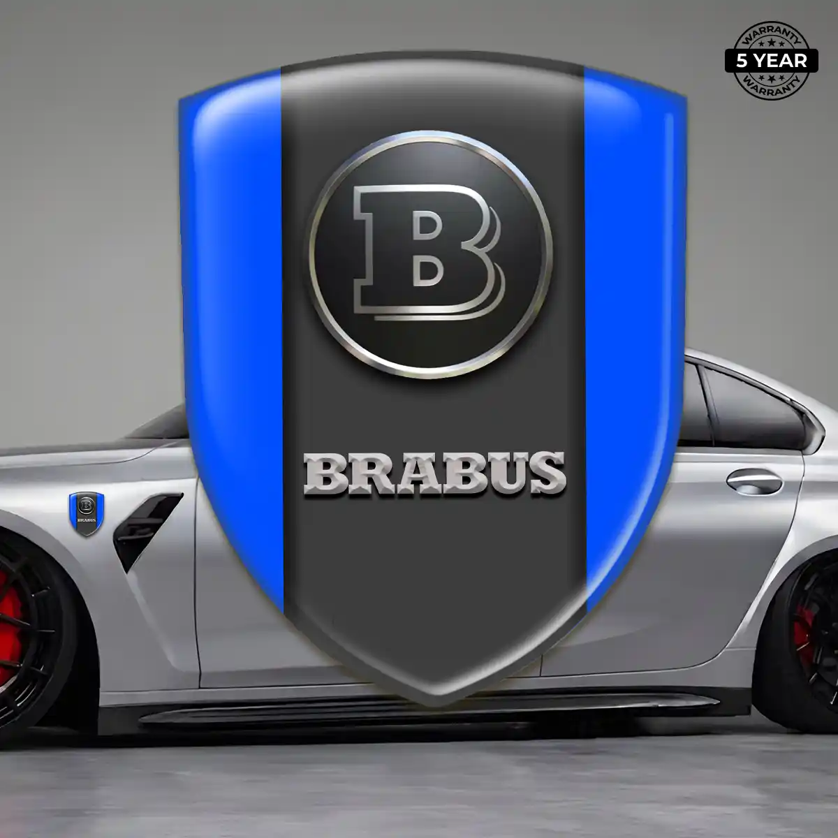 Mercedes Brabus Emblem Silicone Sleek Style