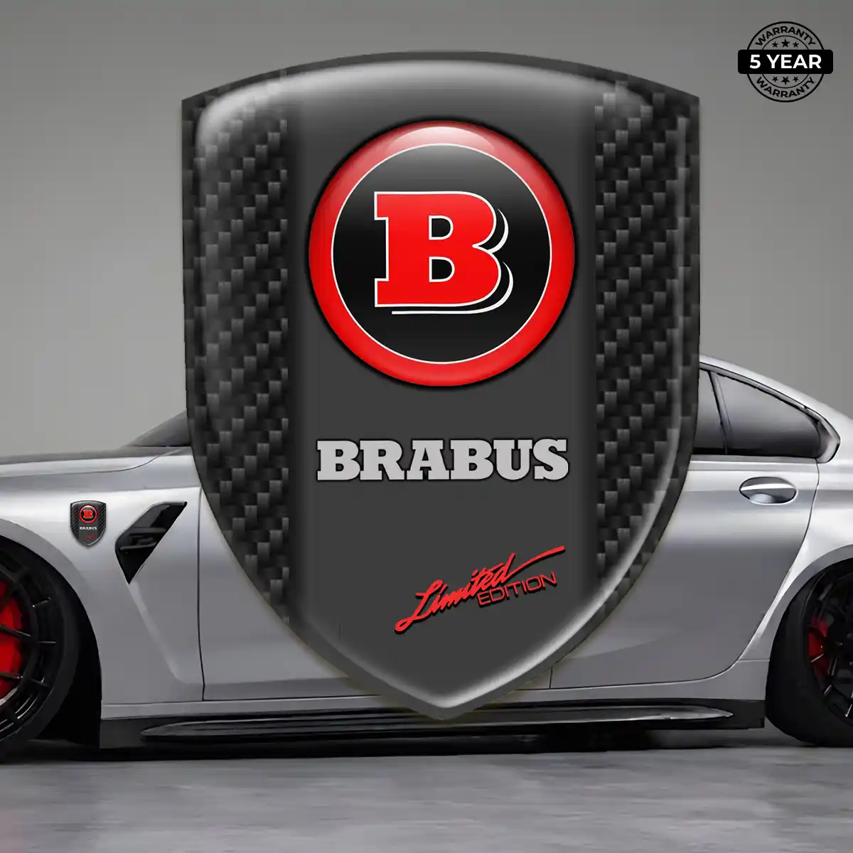 Mercedes Brabus Emblem Sleek Style