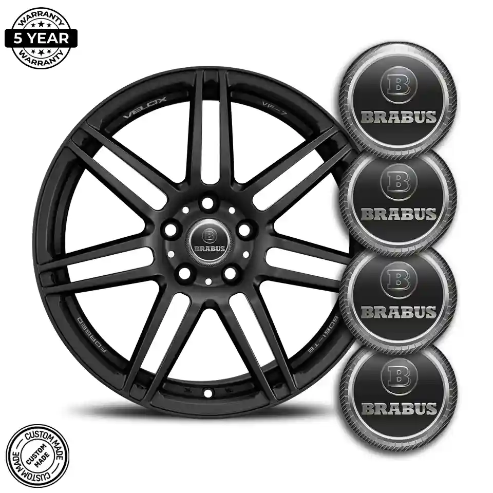 Mercedes BRABUS Epoxy Sticker Stylish Design