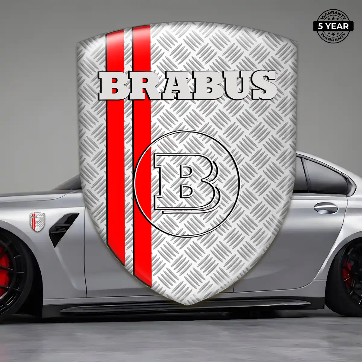 Mercedes Brabus Logo Emblem Refined Design