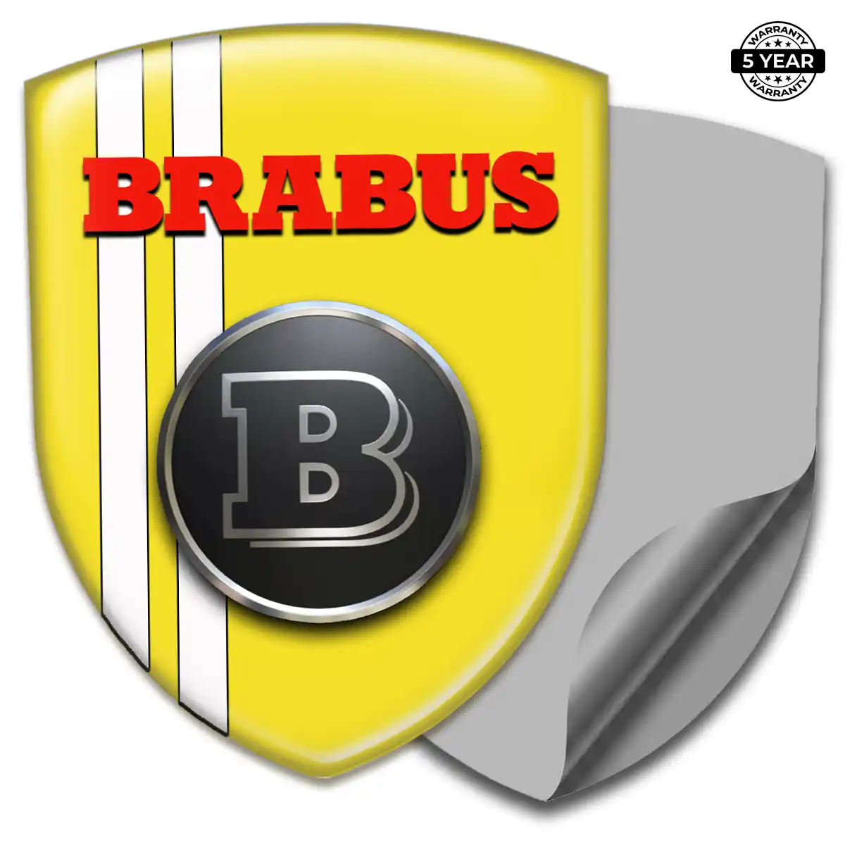 Mercedes Brabus Logo Emblem Sleek Style