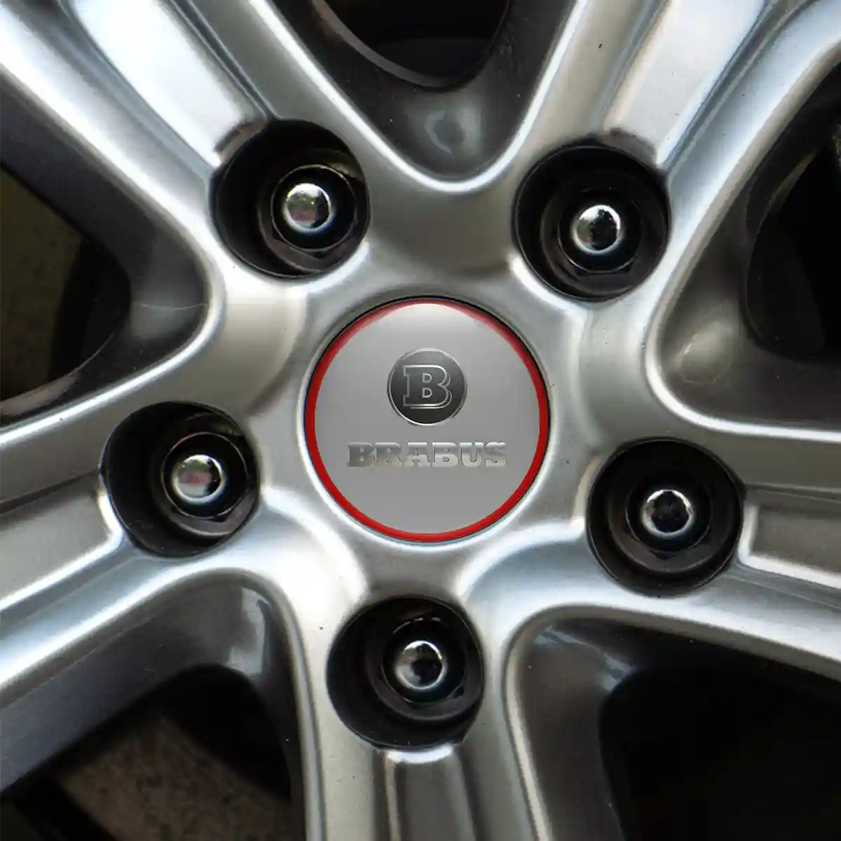 Mercedes BRABUS Logo Silicone Badge High Quality