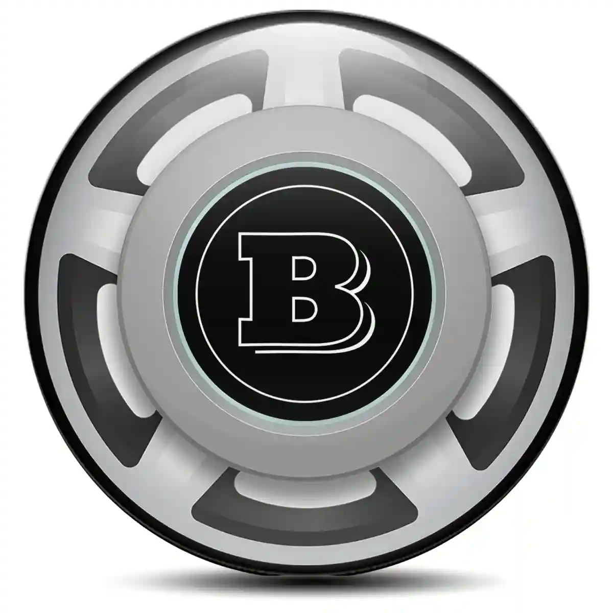 Mercedes BRABUS Logo Sticker High Quality