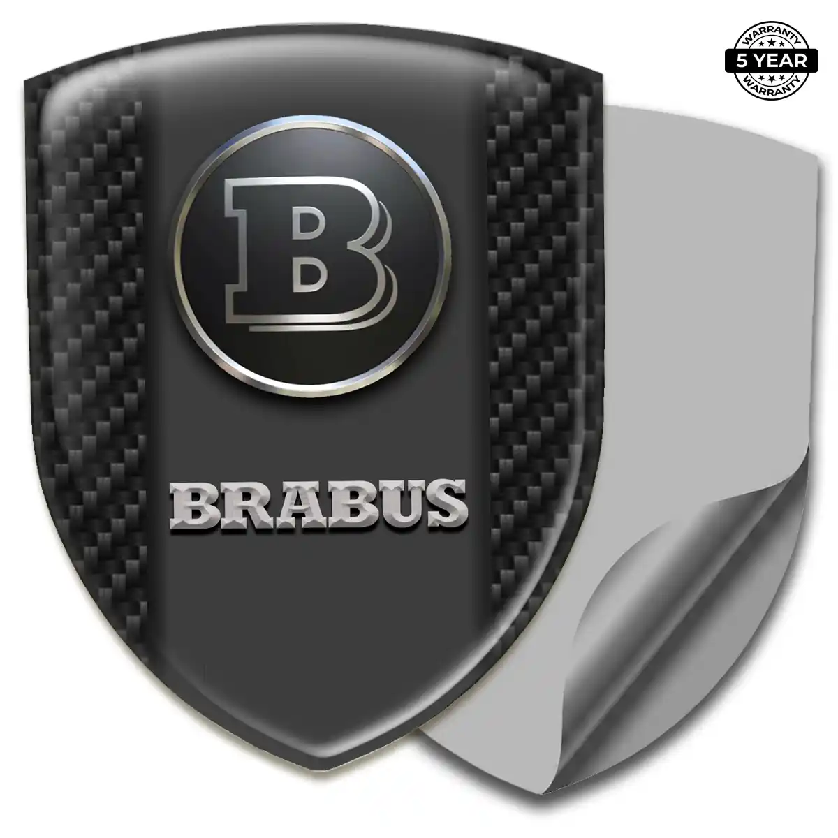 Mercedes Brabus Logo Sticker Refined Design