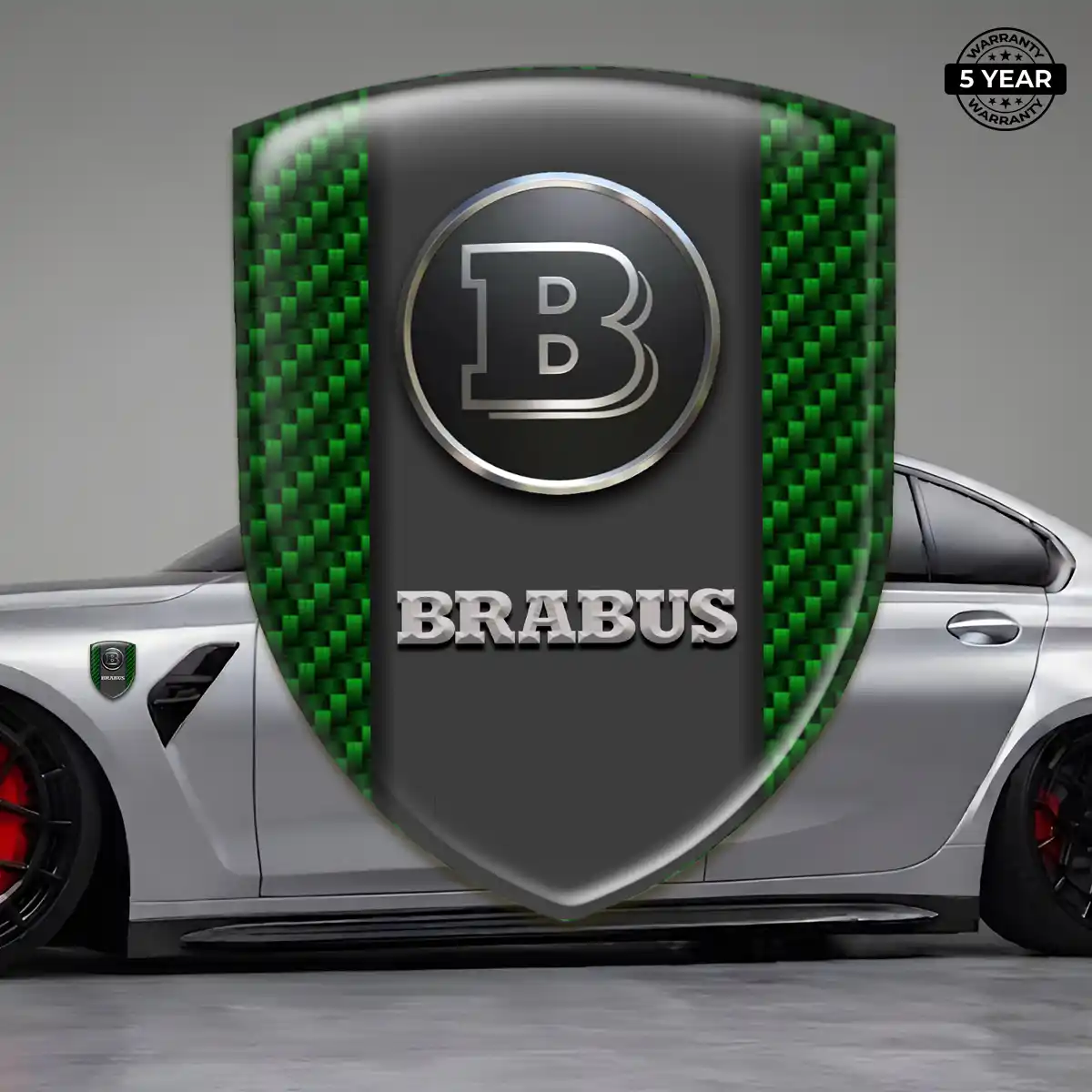 Mercedes Brabus Silicone Emblem Refined Design