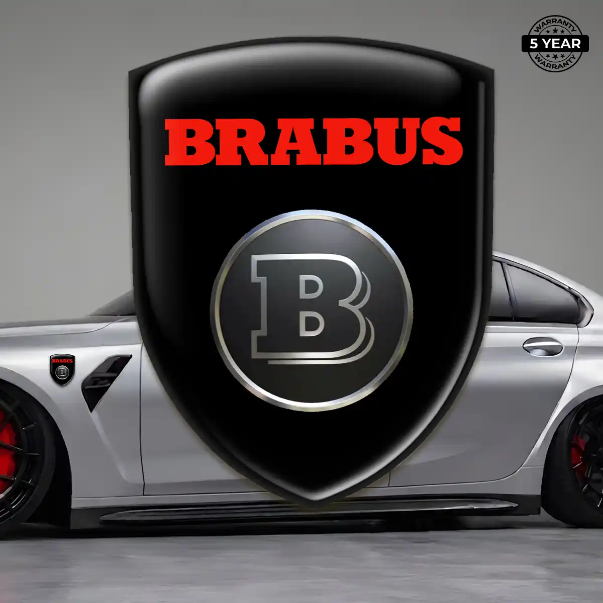 Mercedes Brabus Silicone Sticker Elite Finish