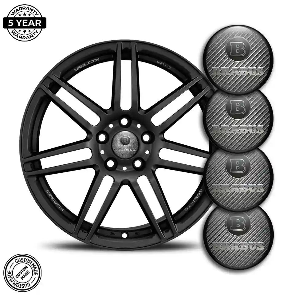 Mercedes BRABUS Silicone Sticker Stylish Design