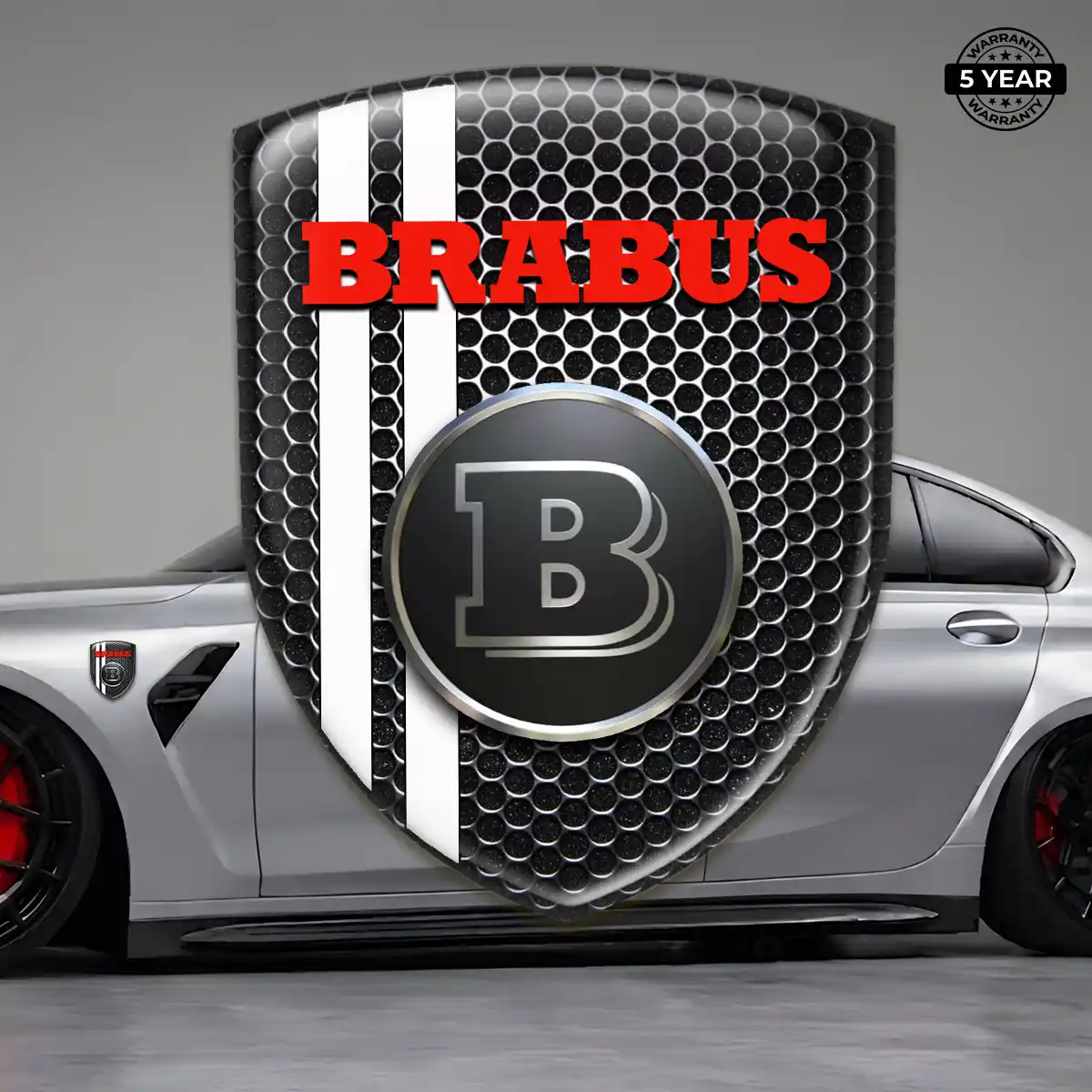Mercedes Brabus Sticker Refined Design