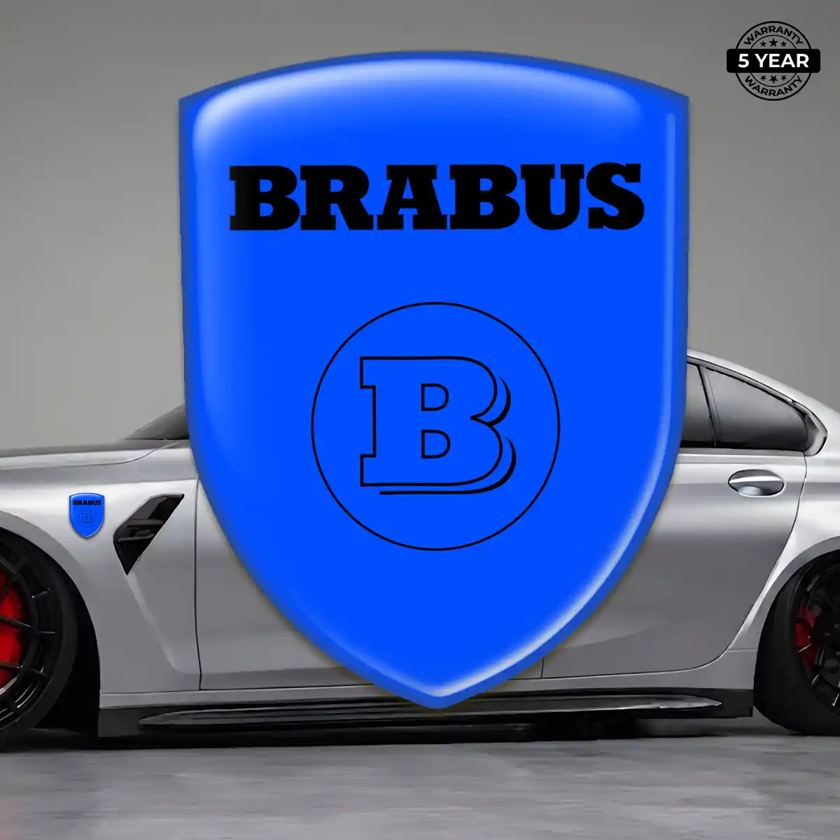 Mercedes Brabus Vehicle Logo Sticker Sleek Style
