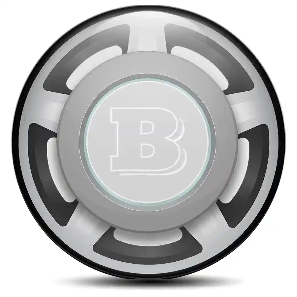 Mercedes BRABUS Wheel Emblems High Quality