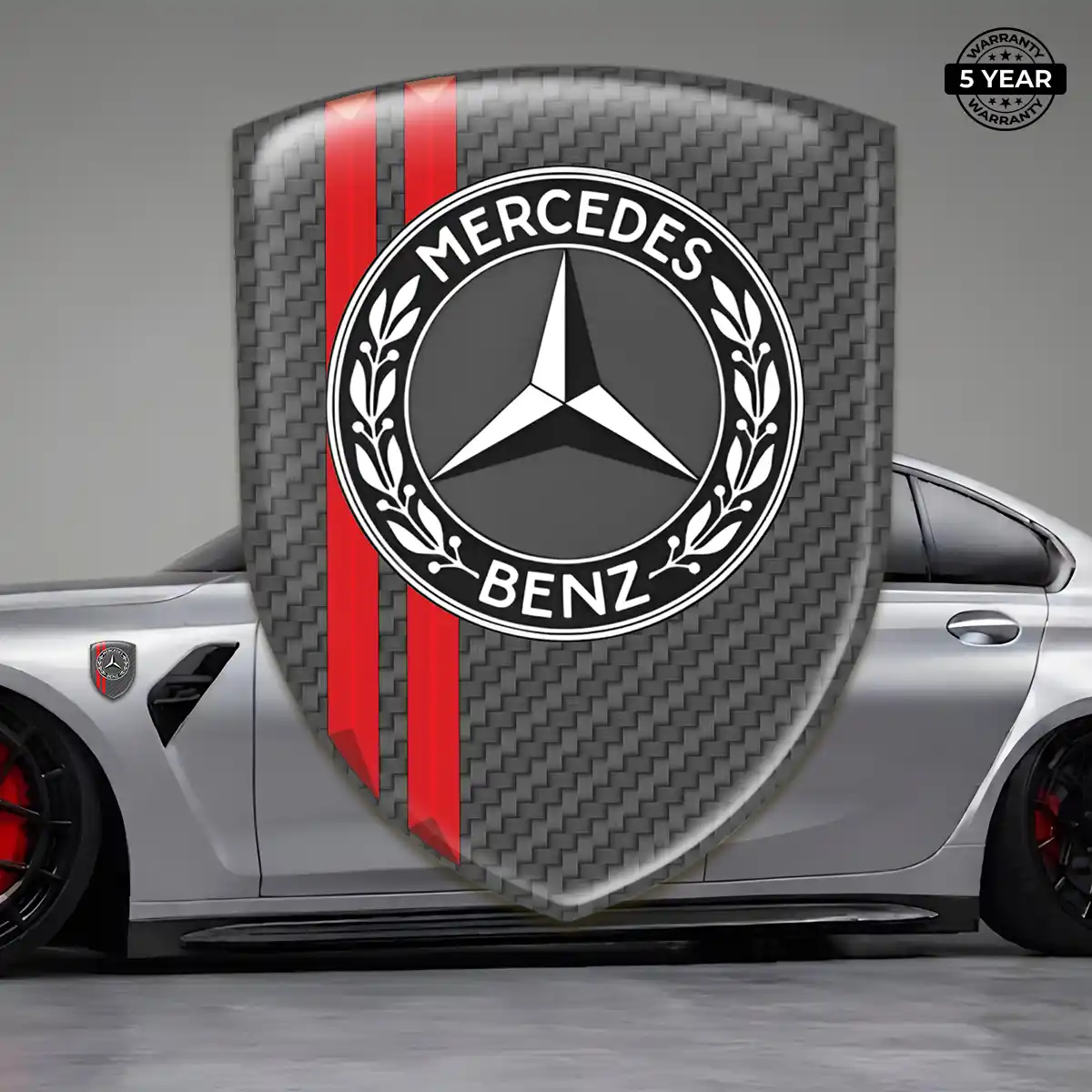 Mercedes Car Badge Sticker Prime Quality