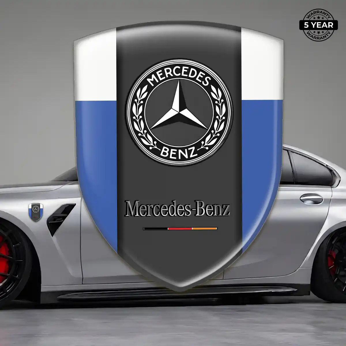 Mercedes Car Badge Sticker Superior Craft