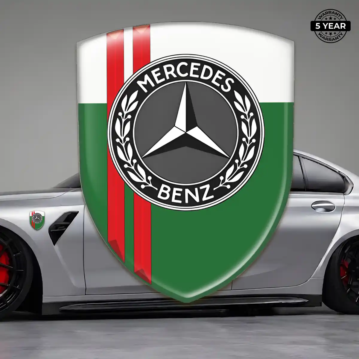 Mercedes Car Emblem Decal Prestige Line