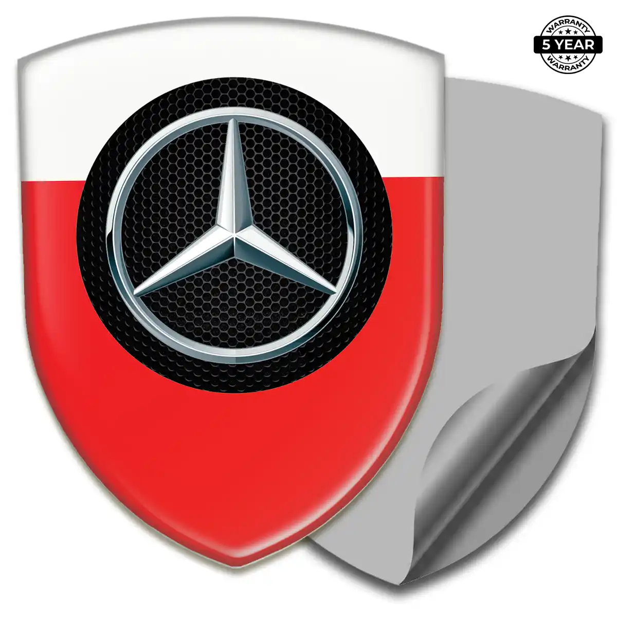 Mercedes Car Emblem Decal Signature Grade
