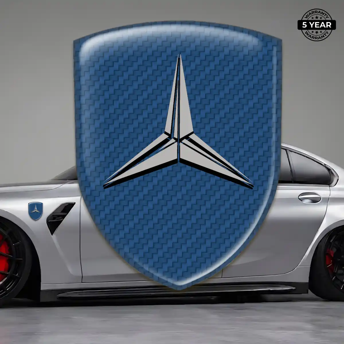 Mercedes Car Emblem Overlay Prestige Line