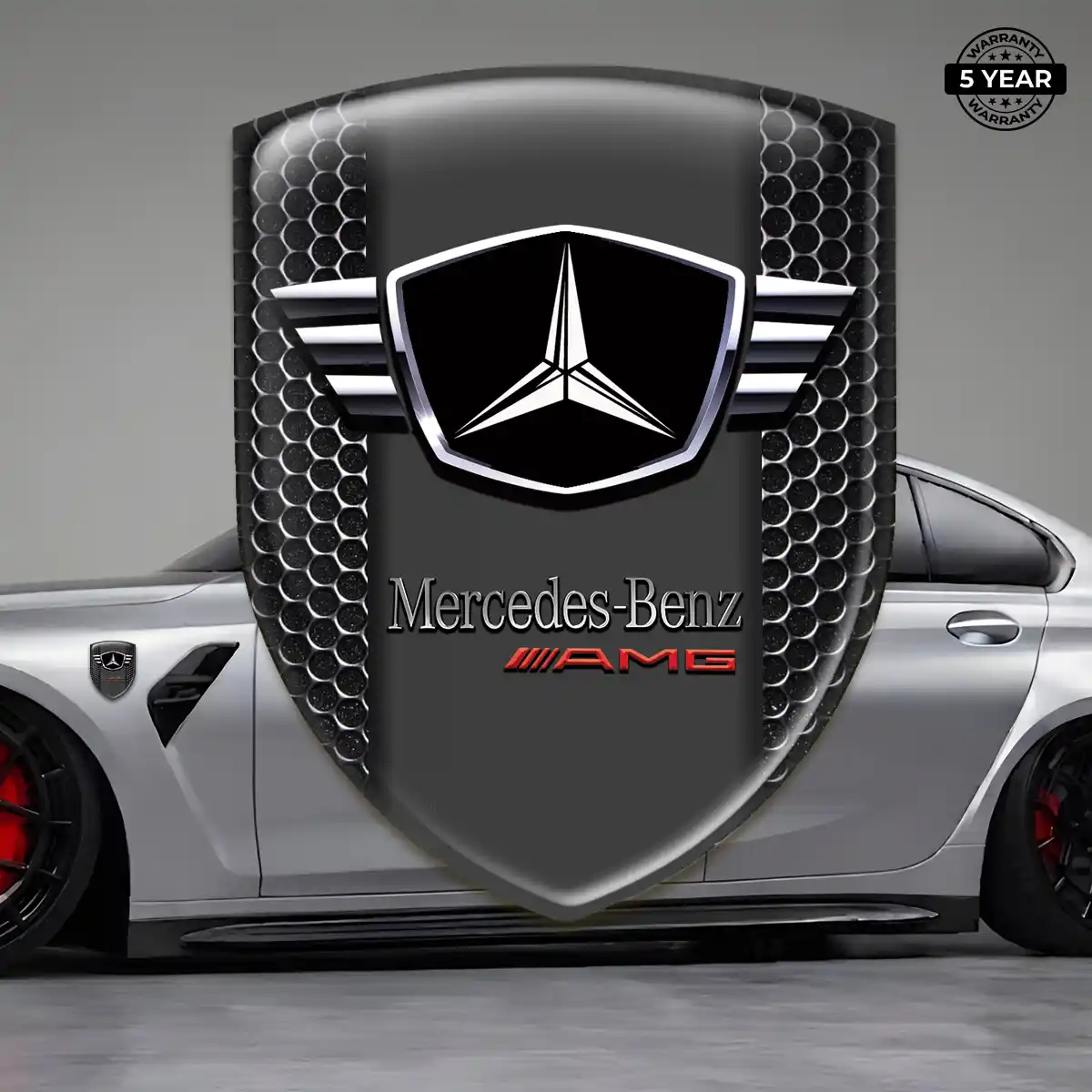 Mercedes Car Emblem Overlay Superior Craft