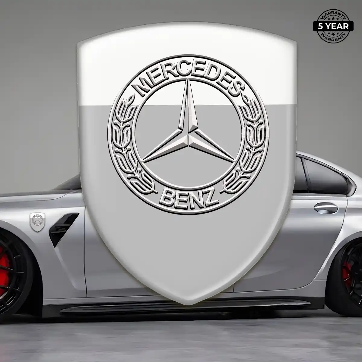 Mercedes Car Emblem Sticker Prestige Line