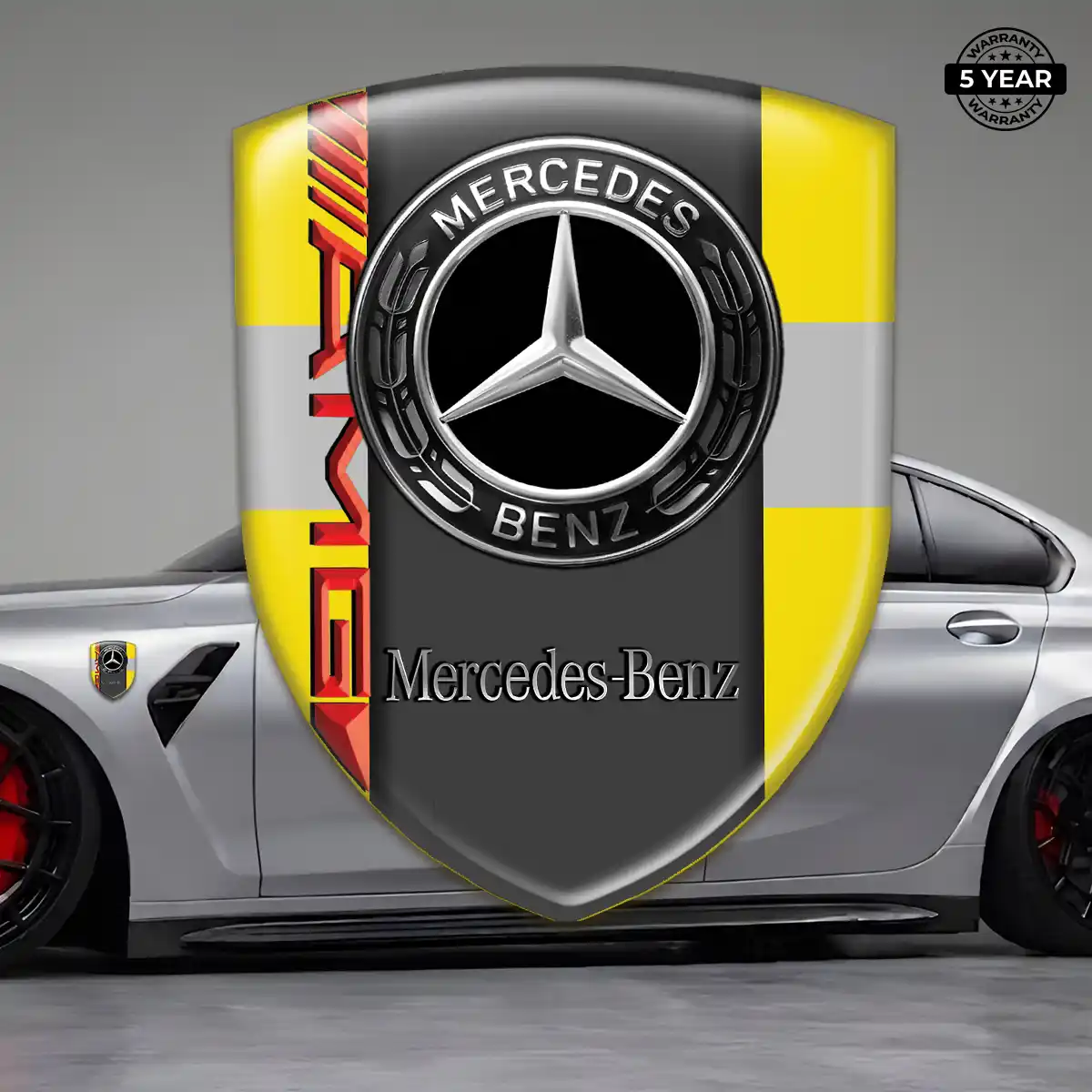 Mercedes Car Emblem Sticker Prime Quality