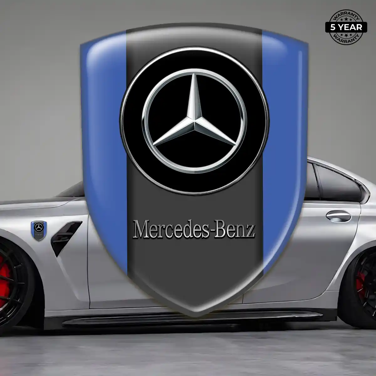 Mercedes Car Emblem Sticker Superior Craft