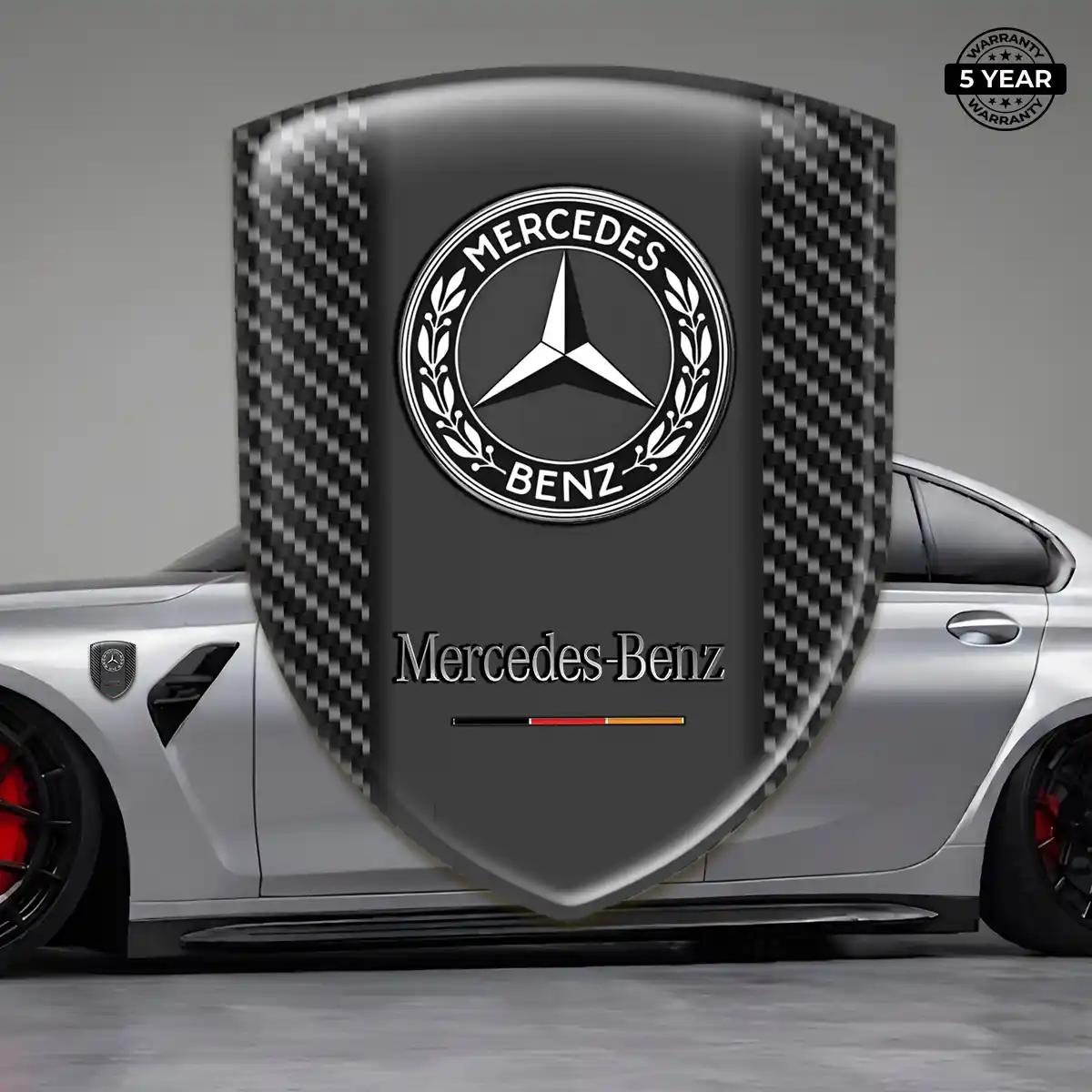 Mercedes Car Logo Decal Prime Quality
