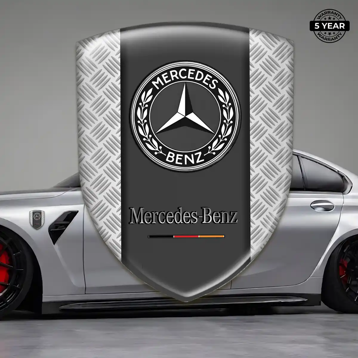 Mercedes Car Logo Decal Sleek Style