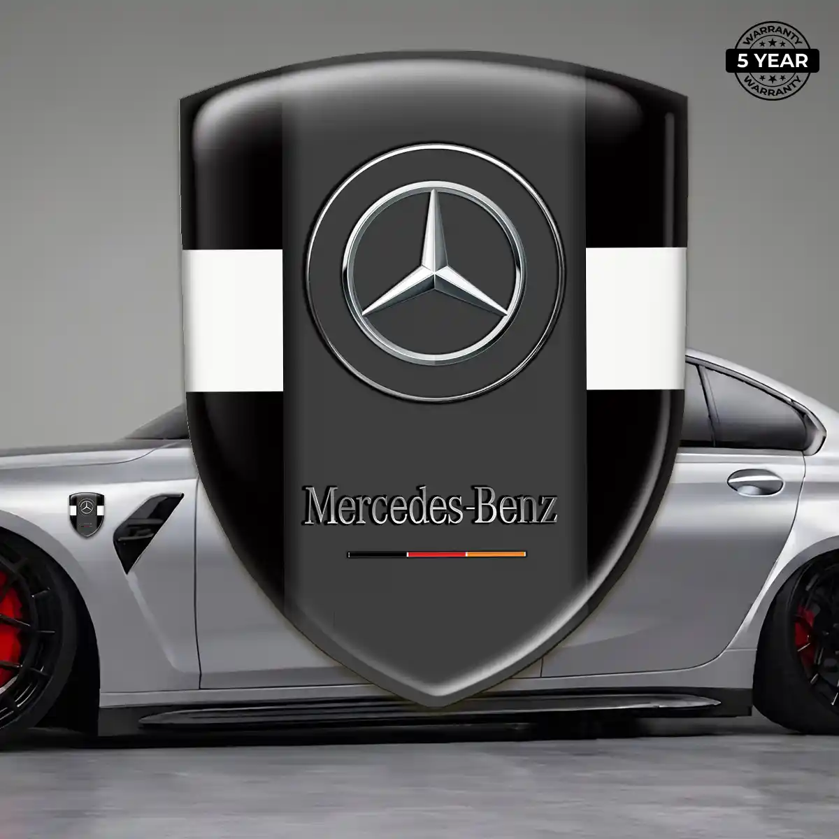 Mercedes Crest Logo Emblem Elite Finish