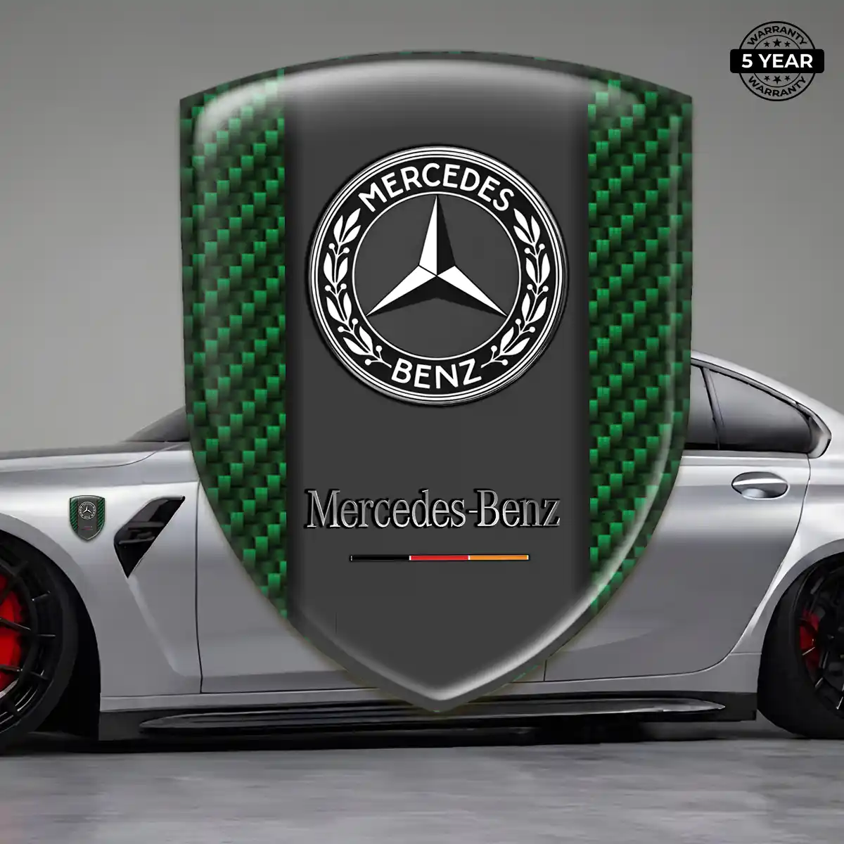 Mercedes Crest Logo Emblem Refined Design