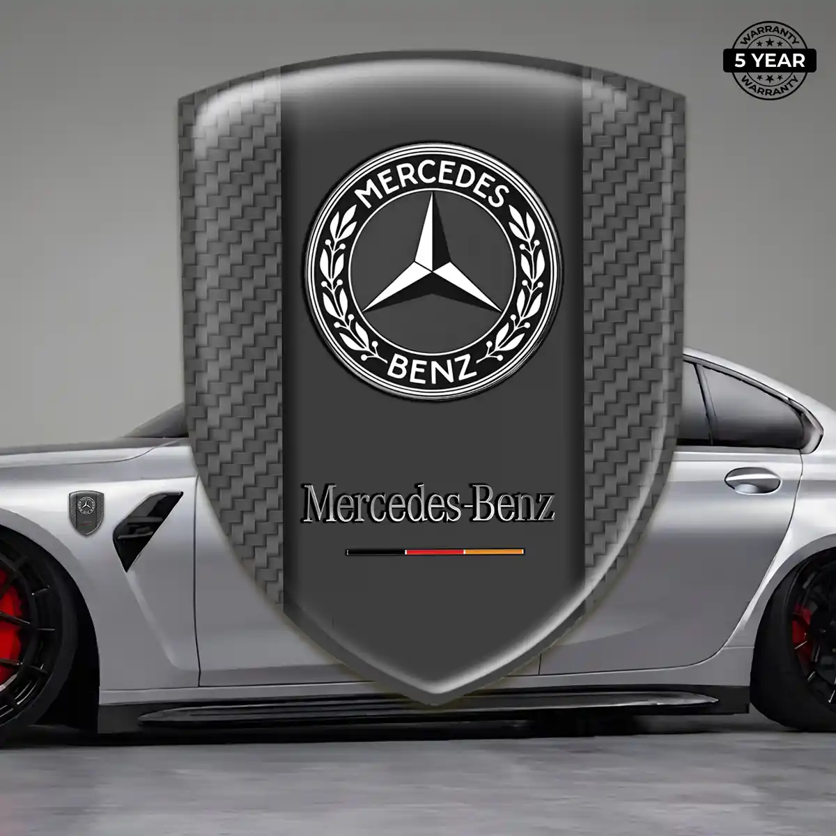 Mercedes Crest Logo Emblem Signature Grade