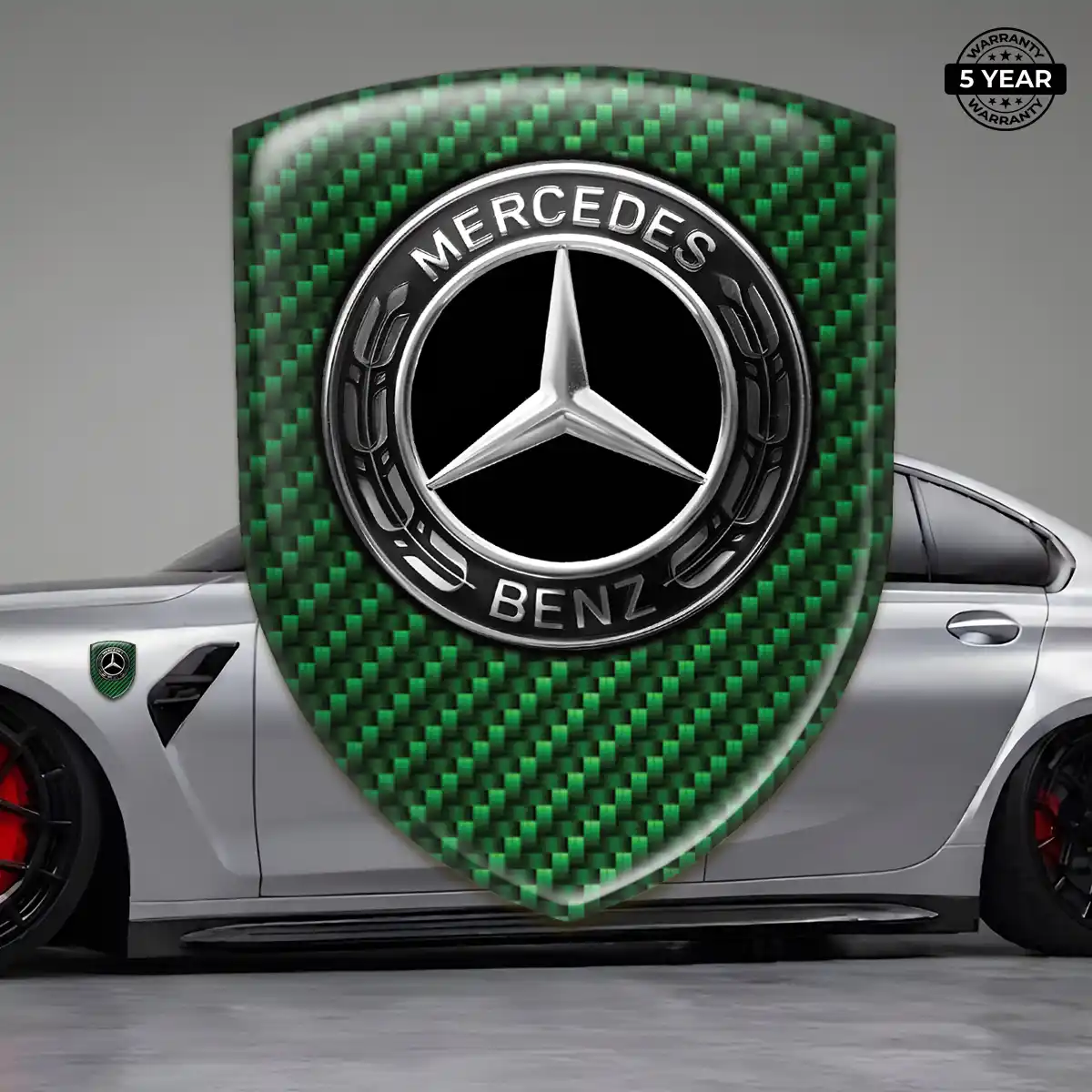 Mercedes Crest Logo Emblem Superior Craft