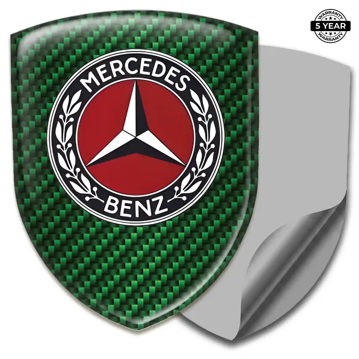 Mercedes Domed Badge Elite Finish