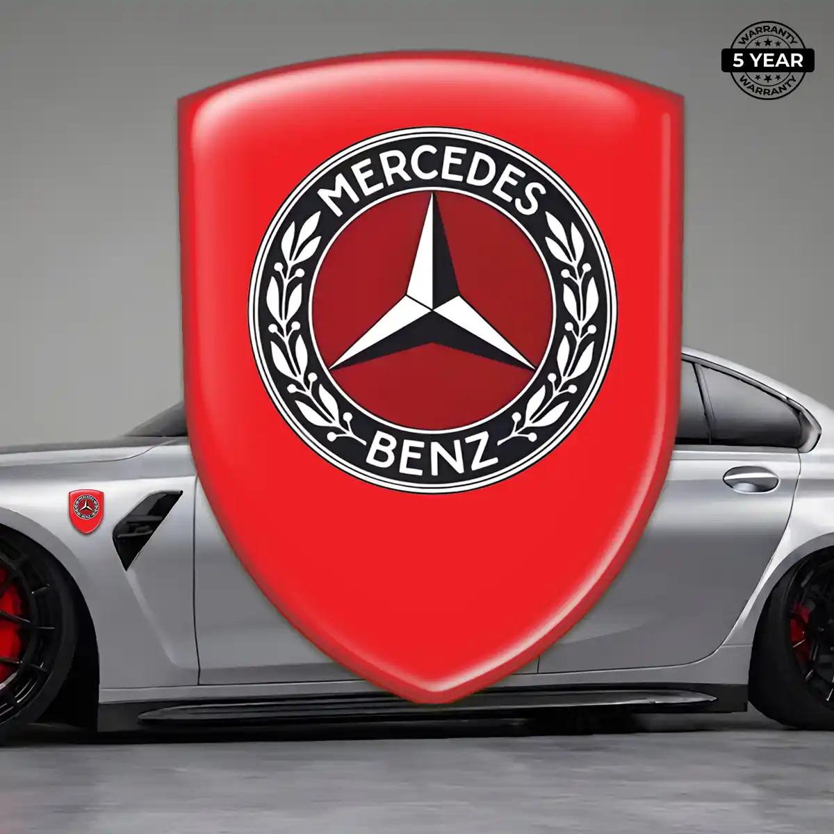 Mercedes Domed Badge Prime Quality