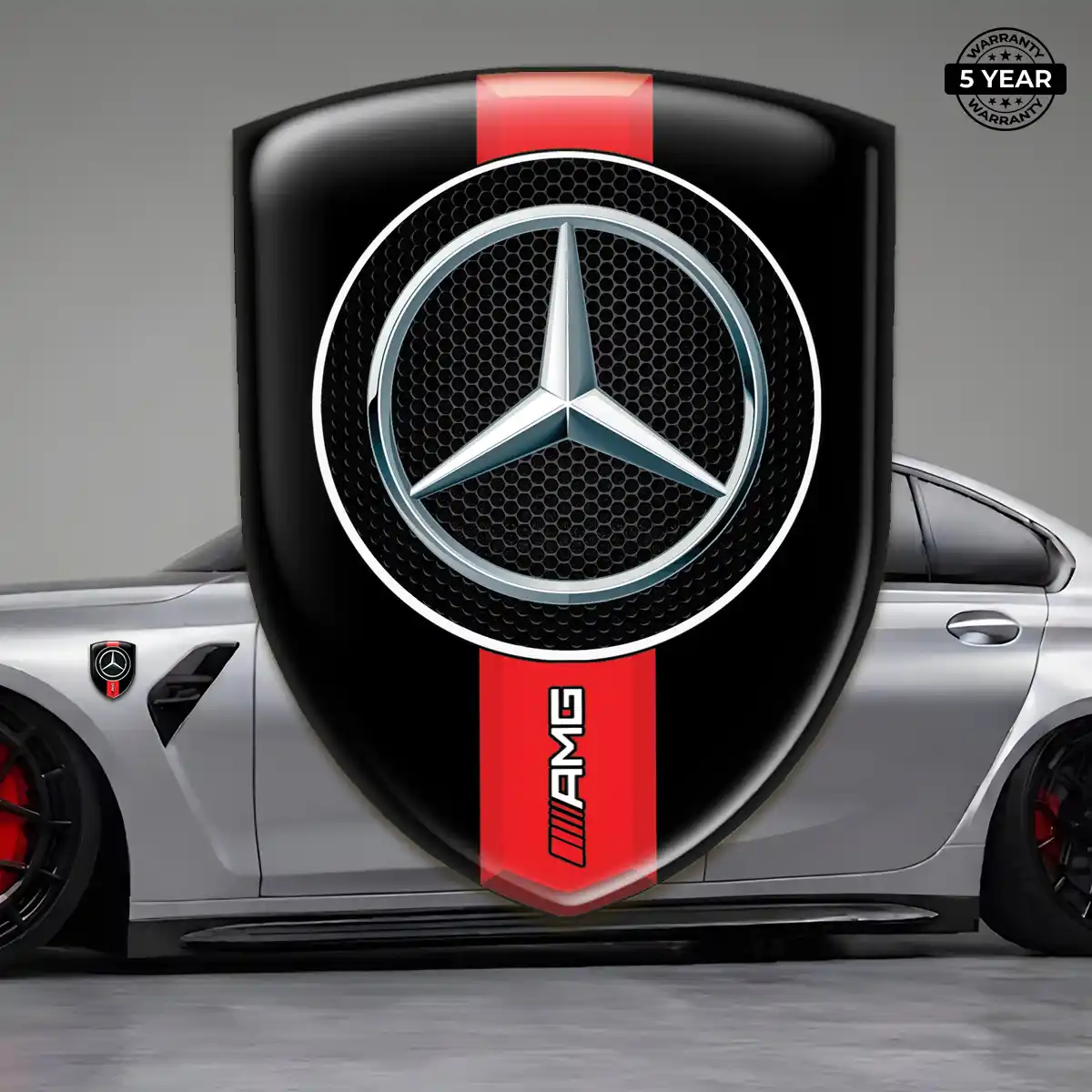 Mercedes Domed Car Sticker Prestige Line