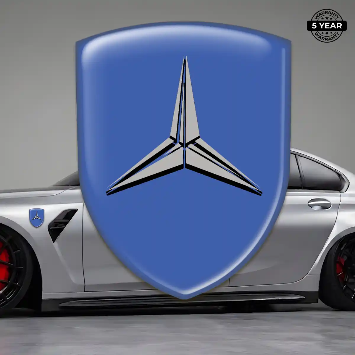 Mercedes Domed Decal Signature Grade