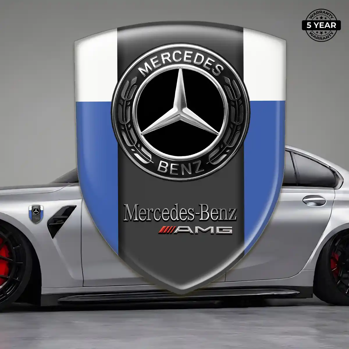Mercedes Domed Emblem Elite Finish