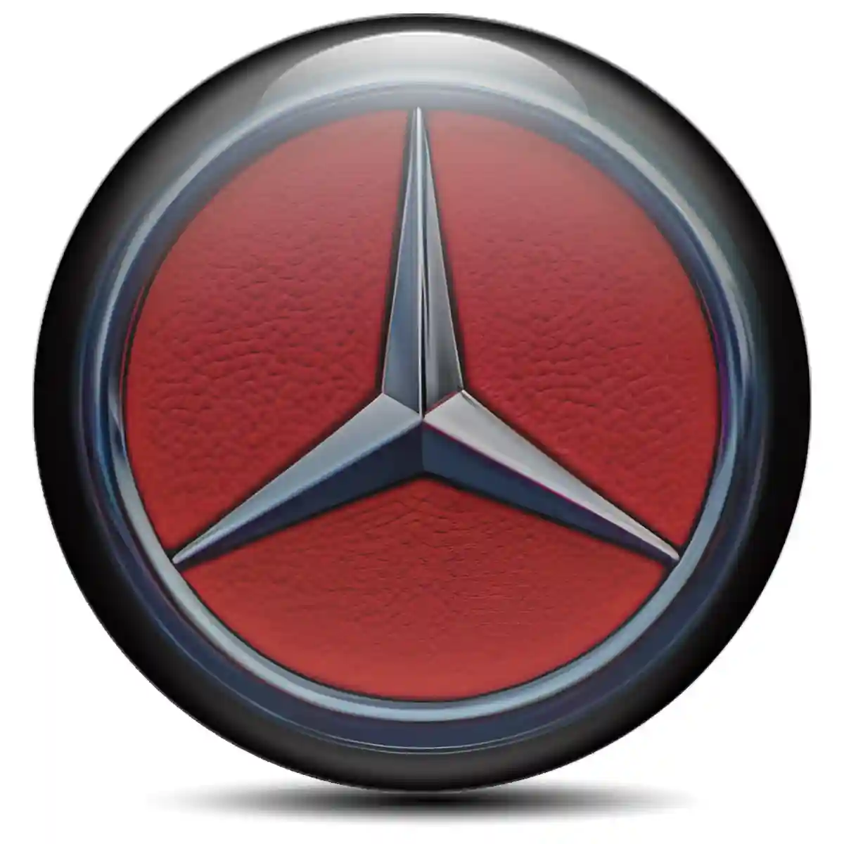 Mercedes Domed Sticker Stylish Design