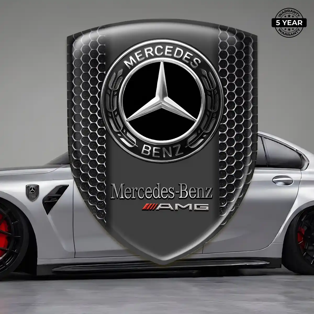 Mercedes Emblem Badge Logo Prestige Line
