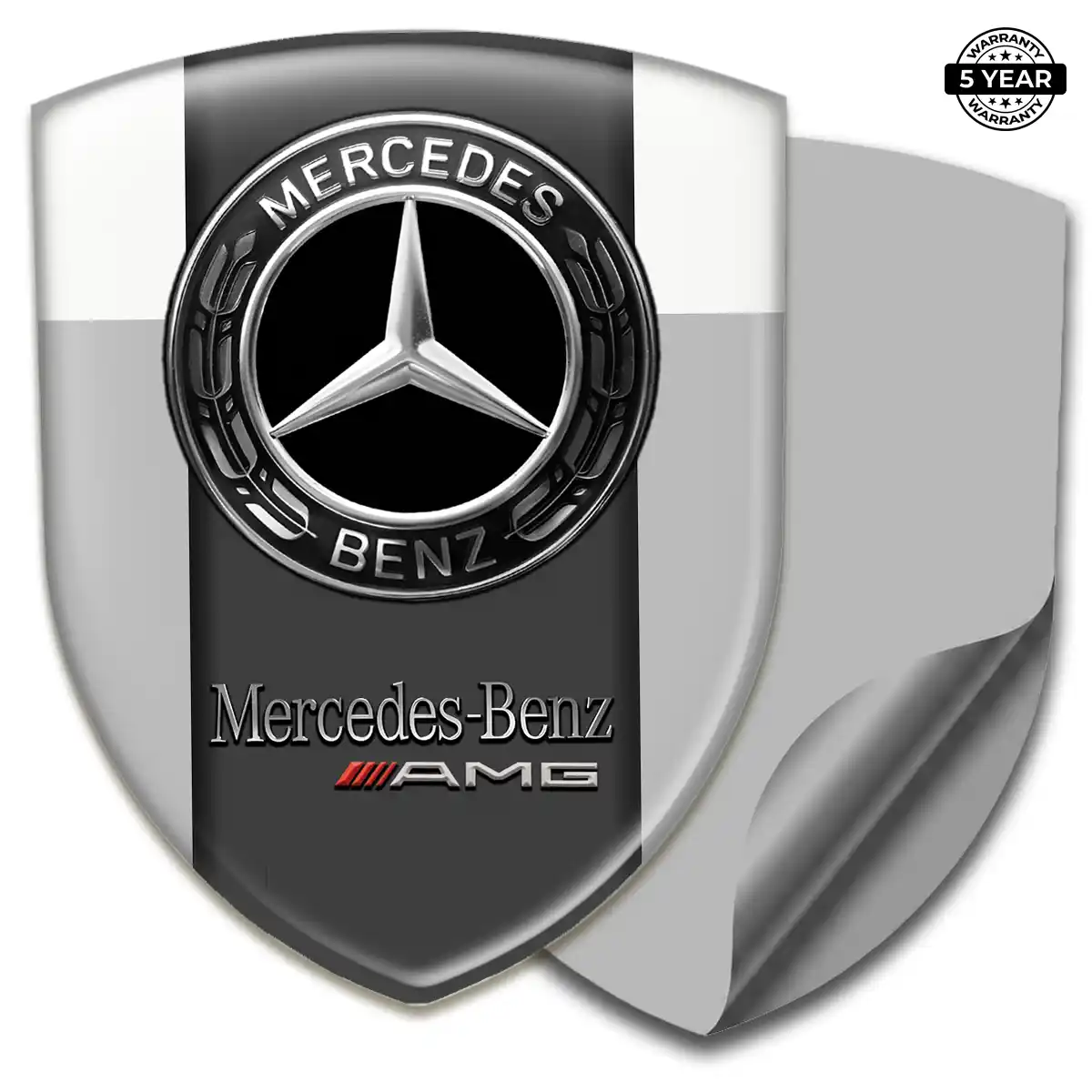 Mercedes Emblem Badge Logo Signature Grade