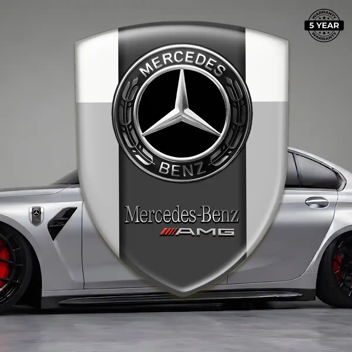 Mercedes Emblem Badge Logo Signature Grade