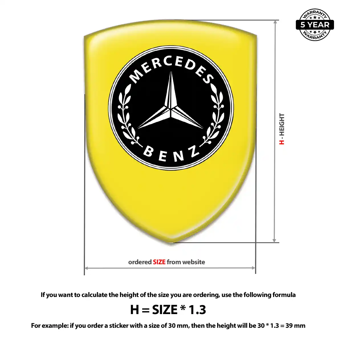 Mercedes Emblem Badge Logo Sleek Style