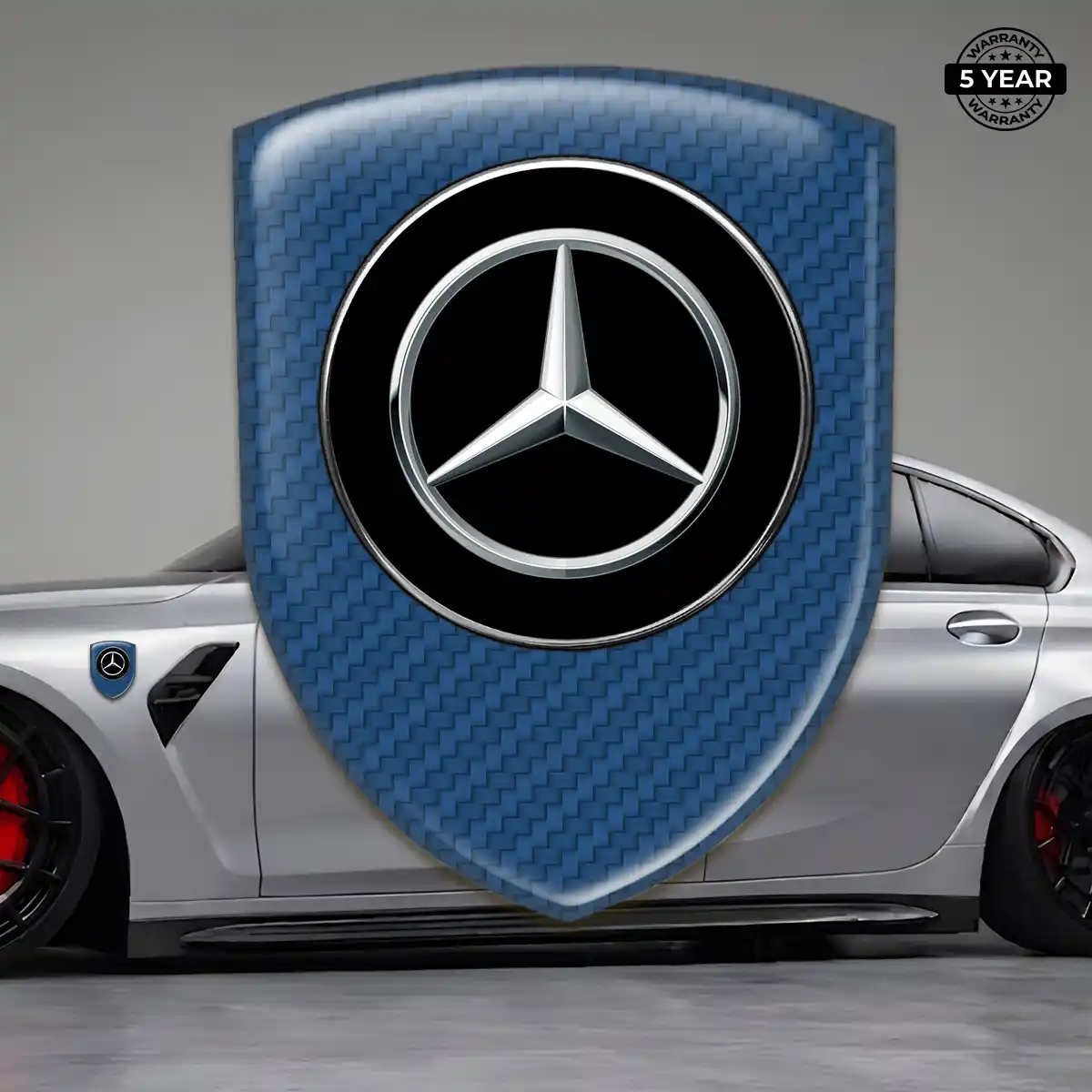 Mercedes Emblem Badge Logo Superior Craft
