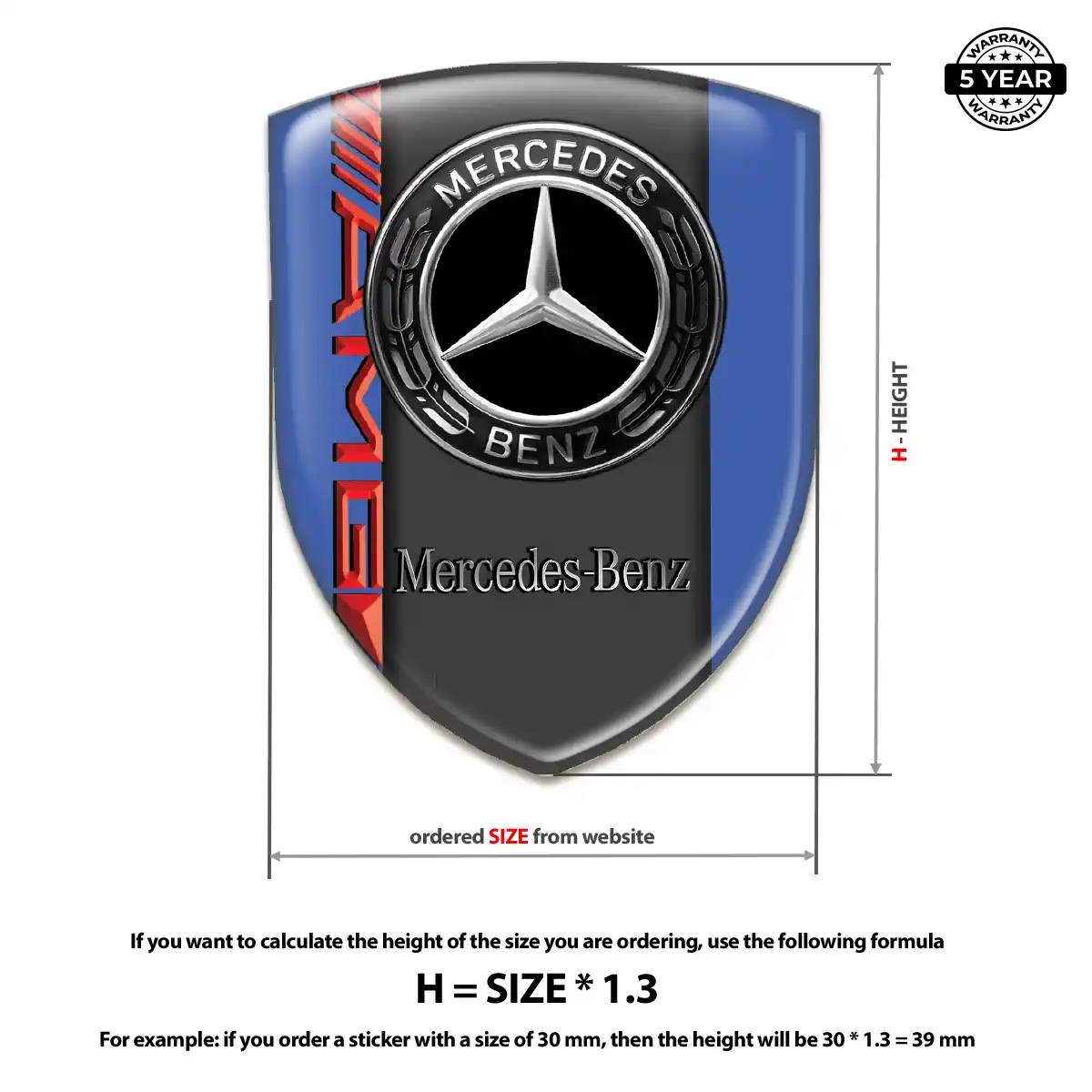 Mercedes Emblem Badge Refined Design