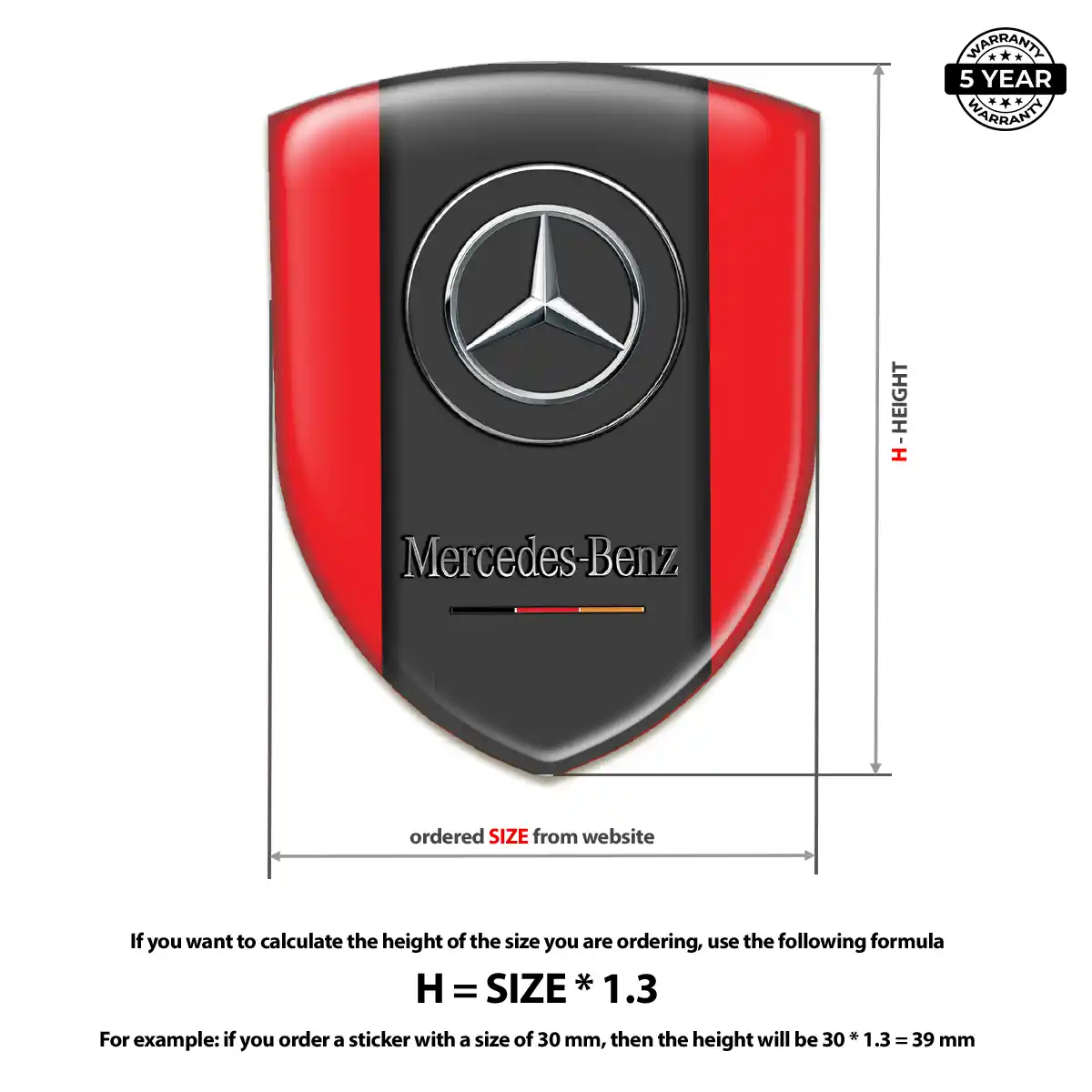 Mercedes Emblem Badge Sleek Style