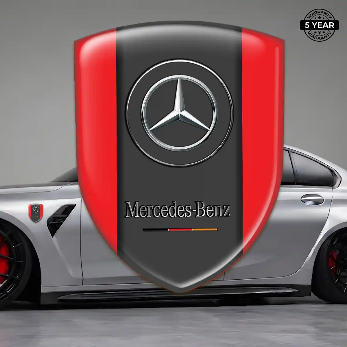 Mercedes Emblem Badge Sleek Style